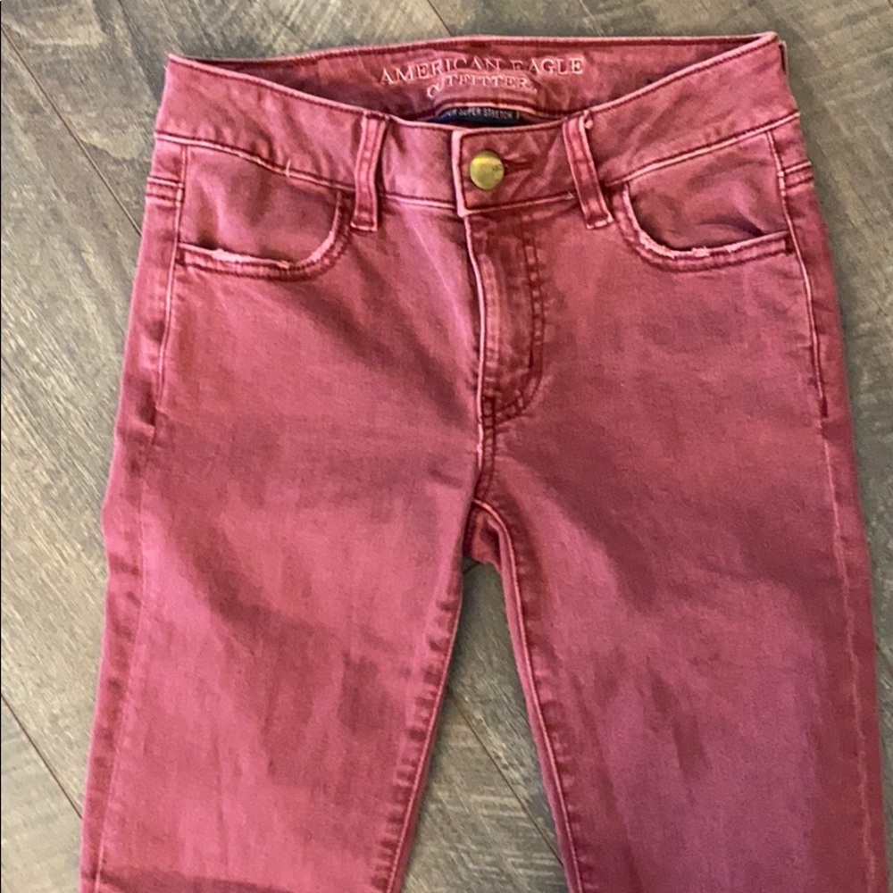 American Eagle Super Super Stretch Jegging Crop